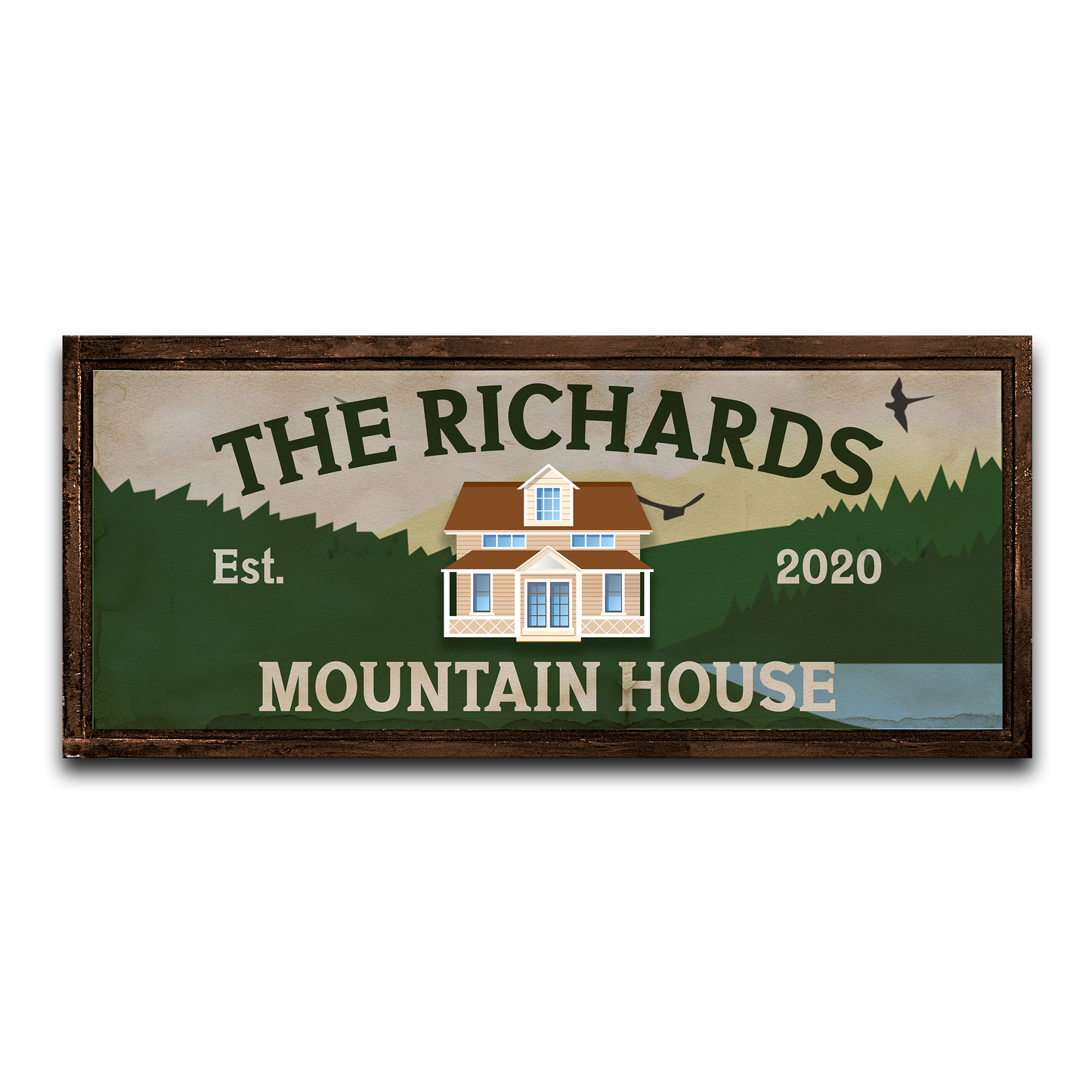 Mountain House - Canvas Art