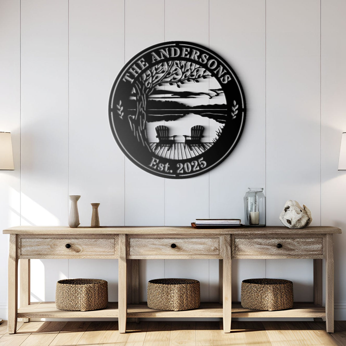 Adirondack Retreat Metal Sign