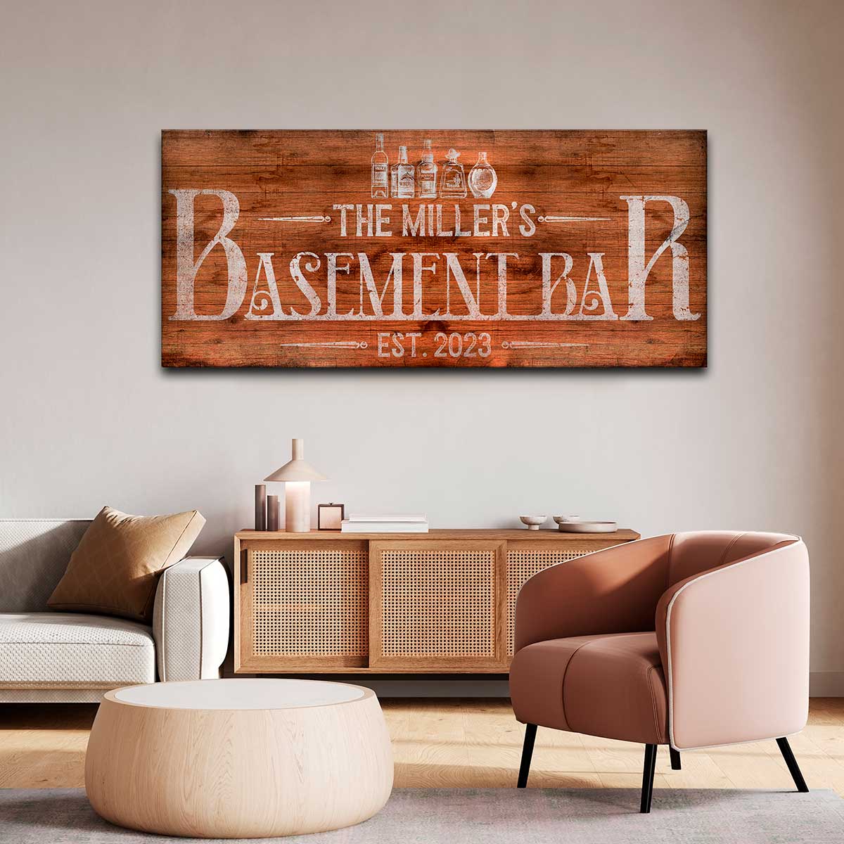 Basement Bar I - Canvas Art