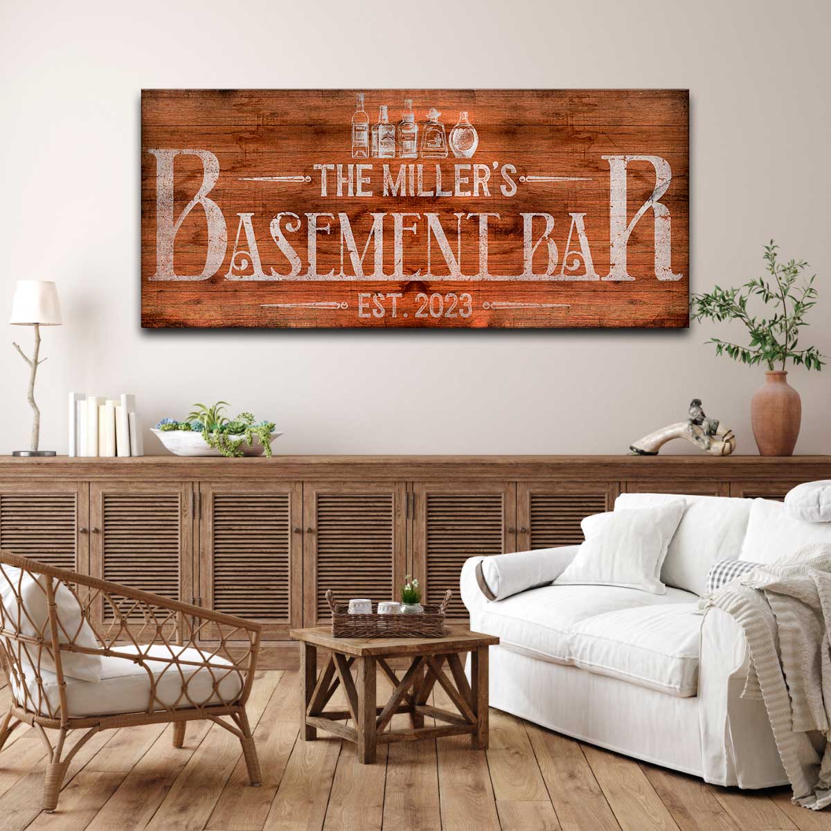 Basement Bar I - Canvas Art