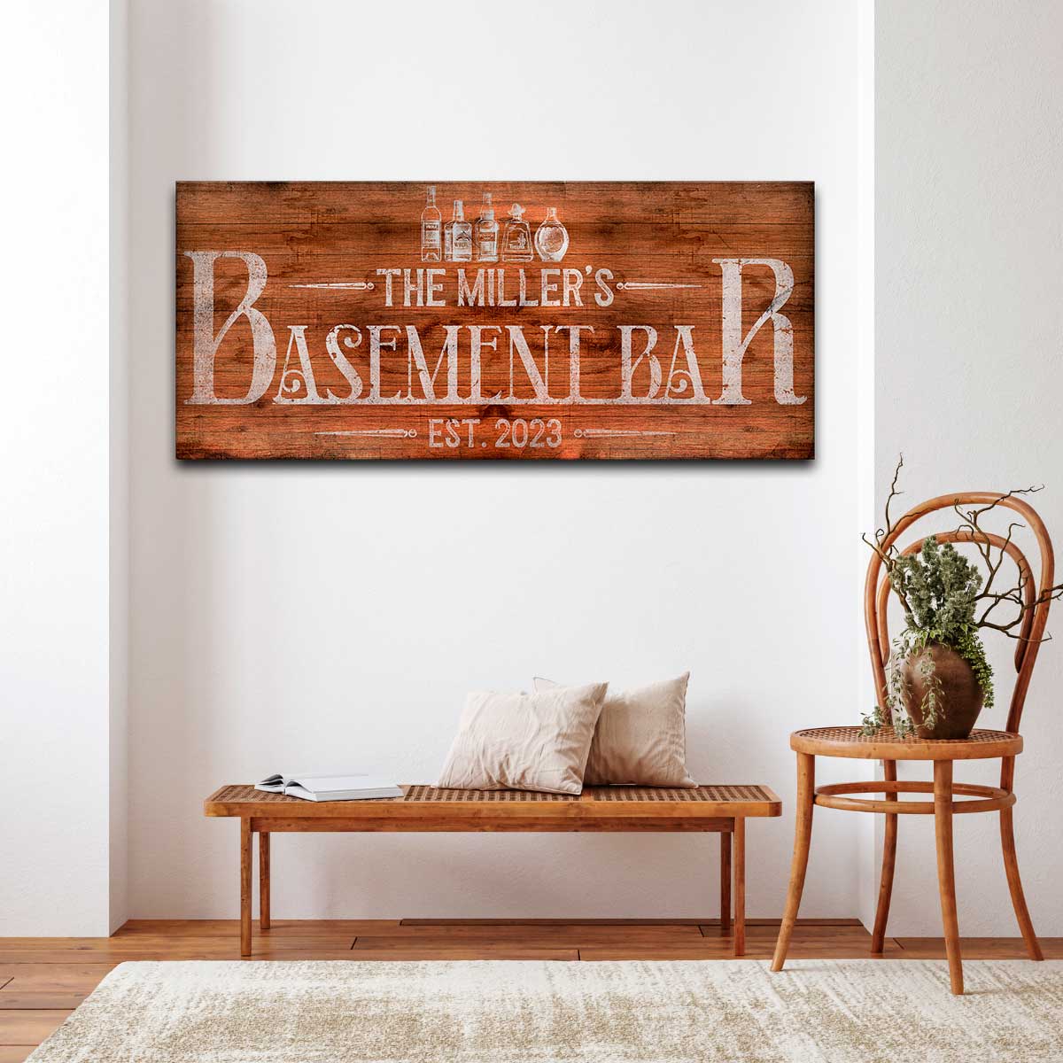 Basement Bar I - Canvas Art
