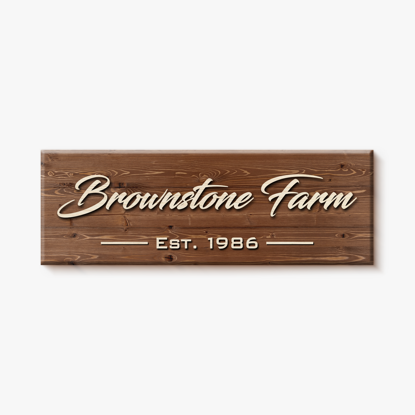 Custom Wooden Sign