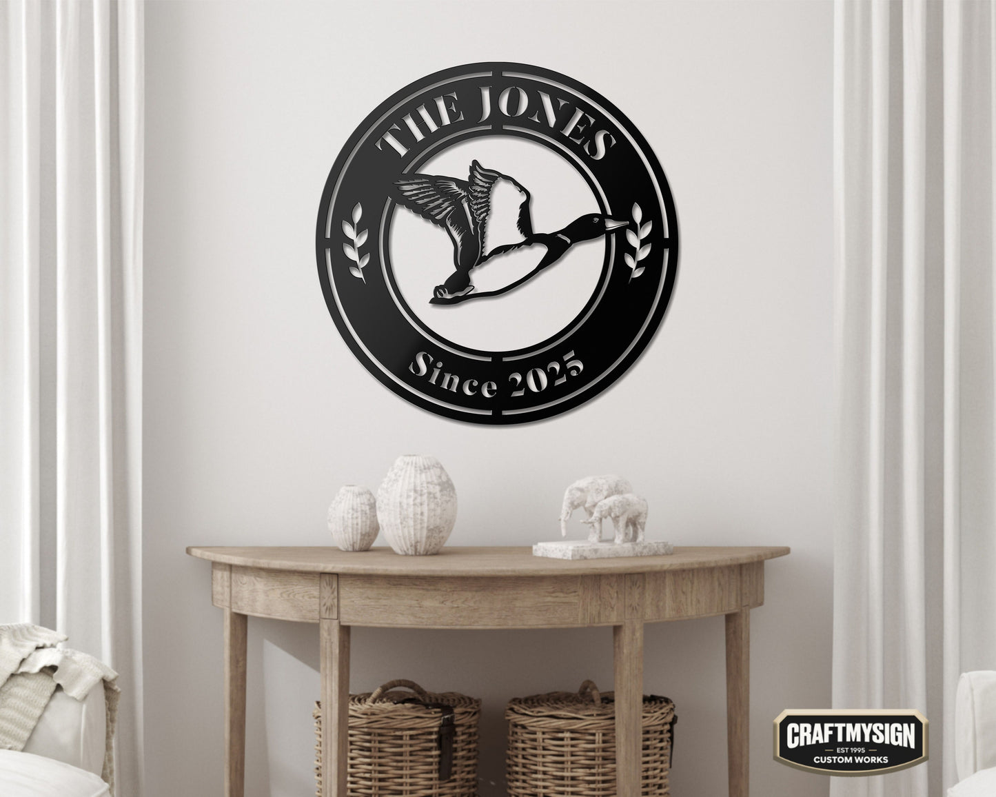 Duck Metal Sign