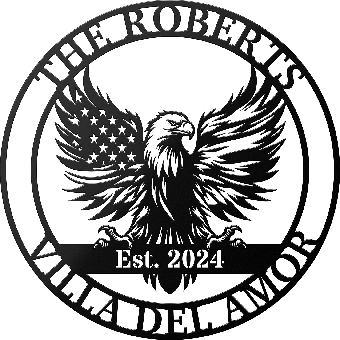 American Eagle Metal Sign