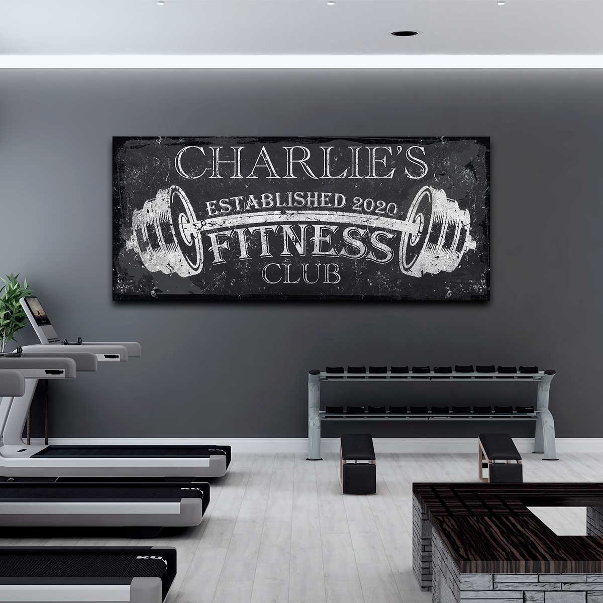 Fitness Club - Canvas Art