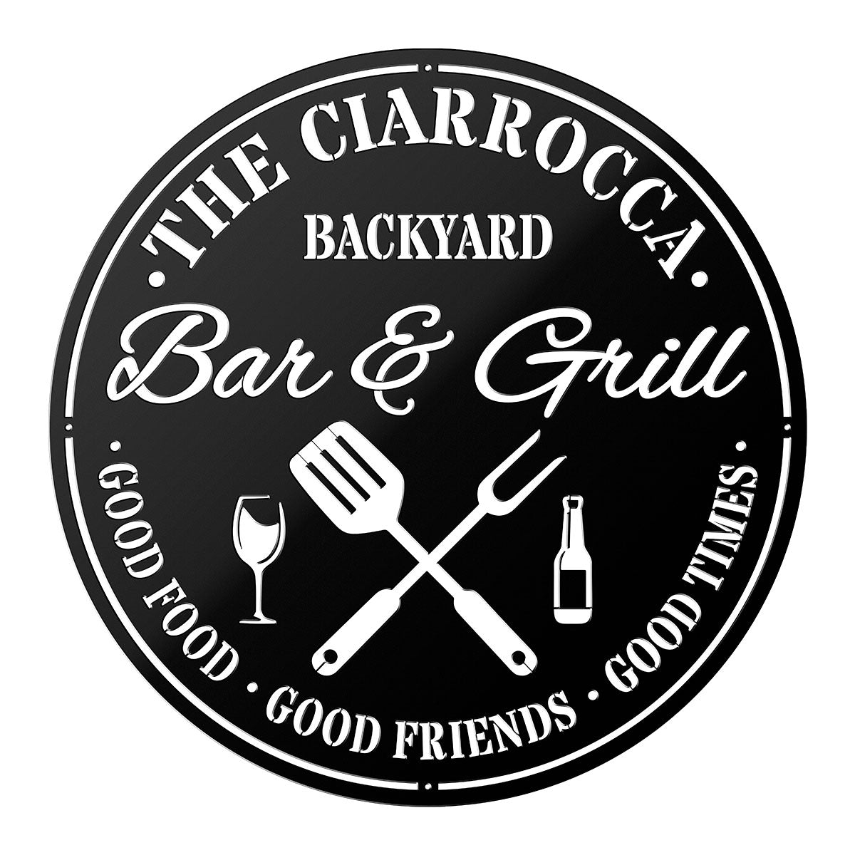 Bar & Grill II Metal Sign