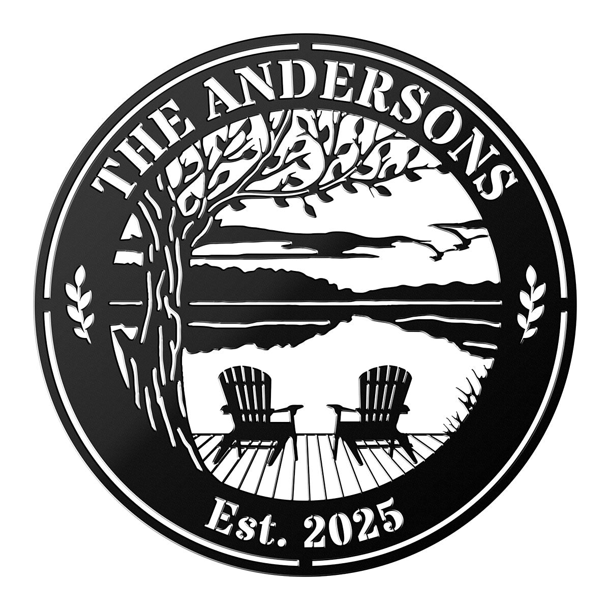 Adirondack Retreat Metal Sign