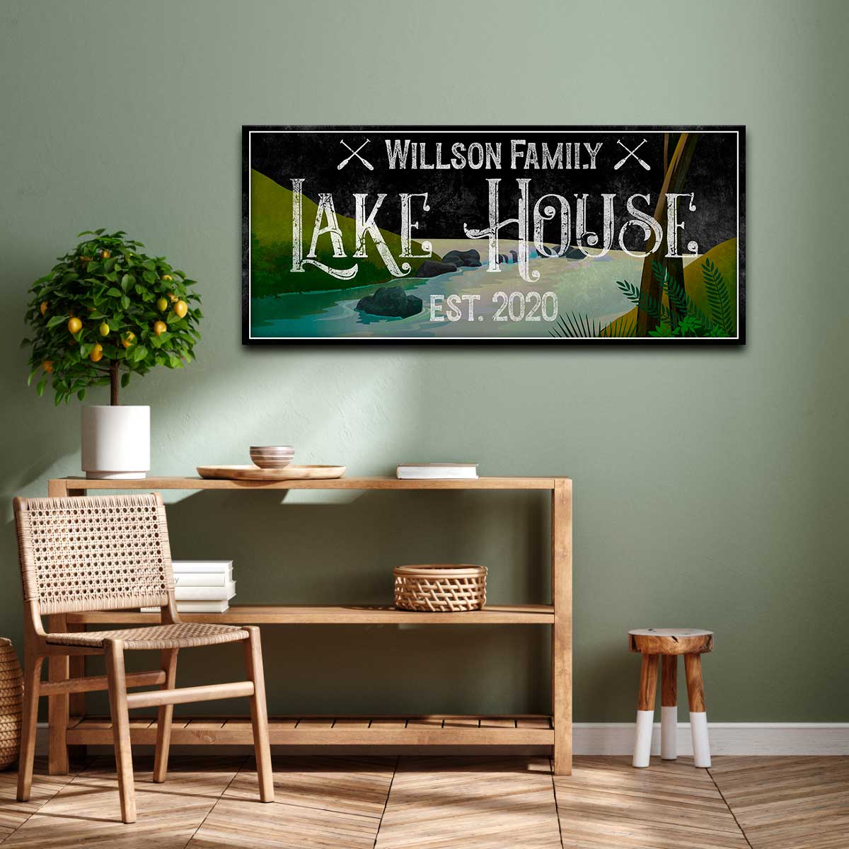 Lake House I - Canvas Art