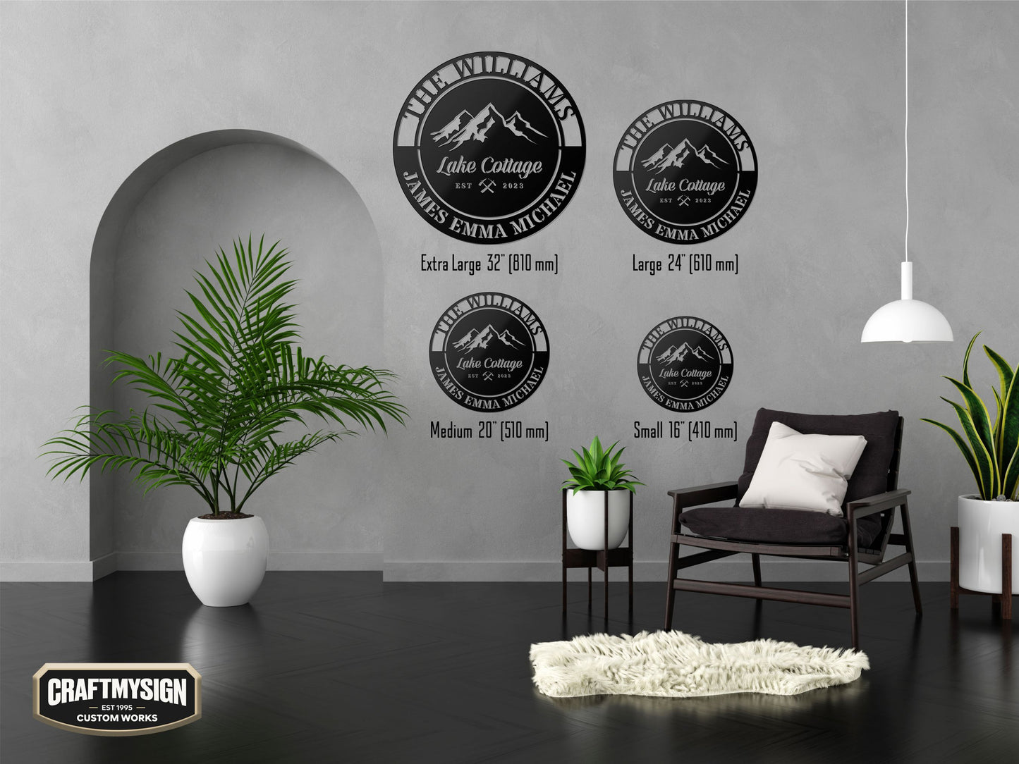Outdoor Mountain House Sign