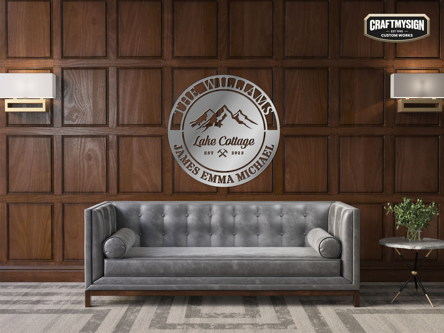 Outdoor Mountain House Sign