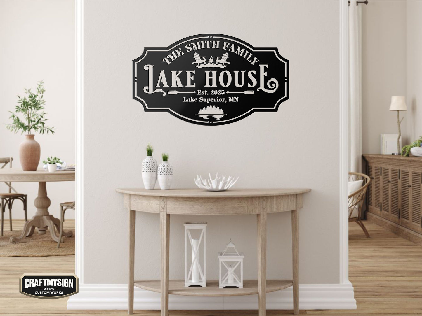 Lake House I Metal Sign