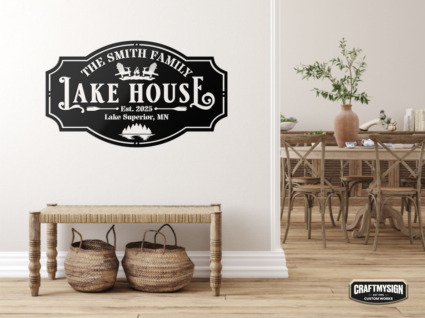 Lake House I Metal Sign
