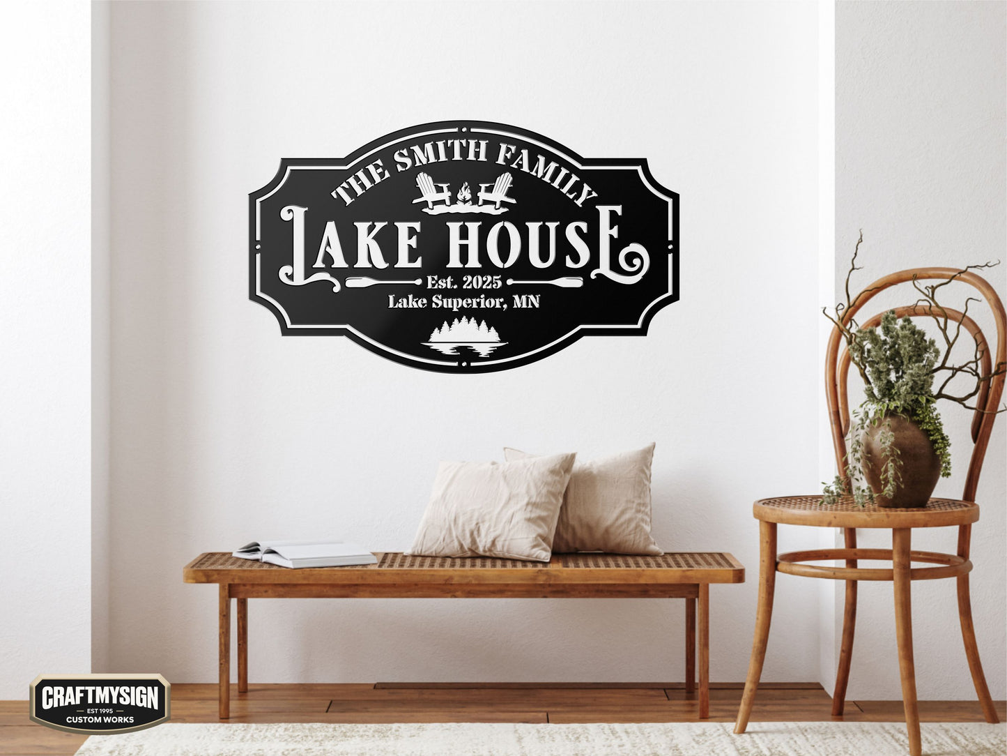 Lake House I Metal Sign