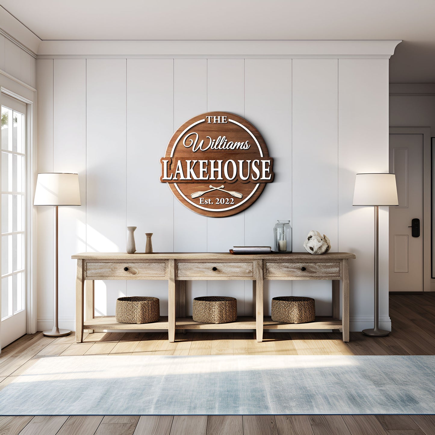 Lakehouse Wooden Sign