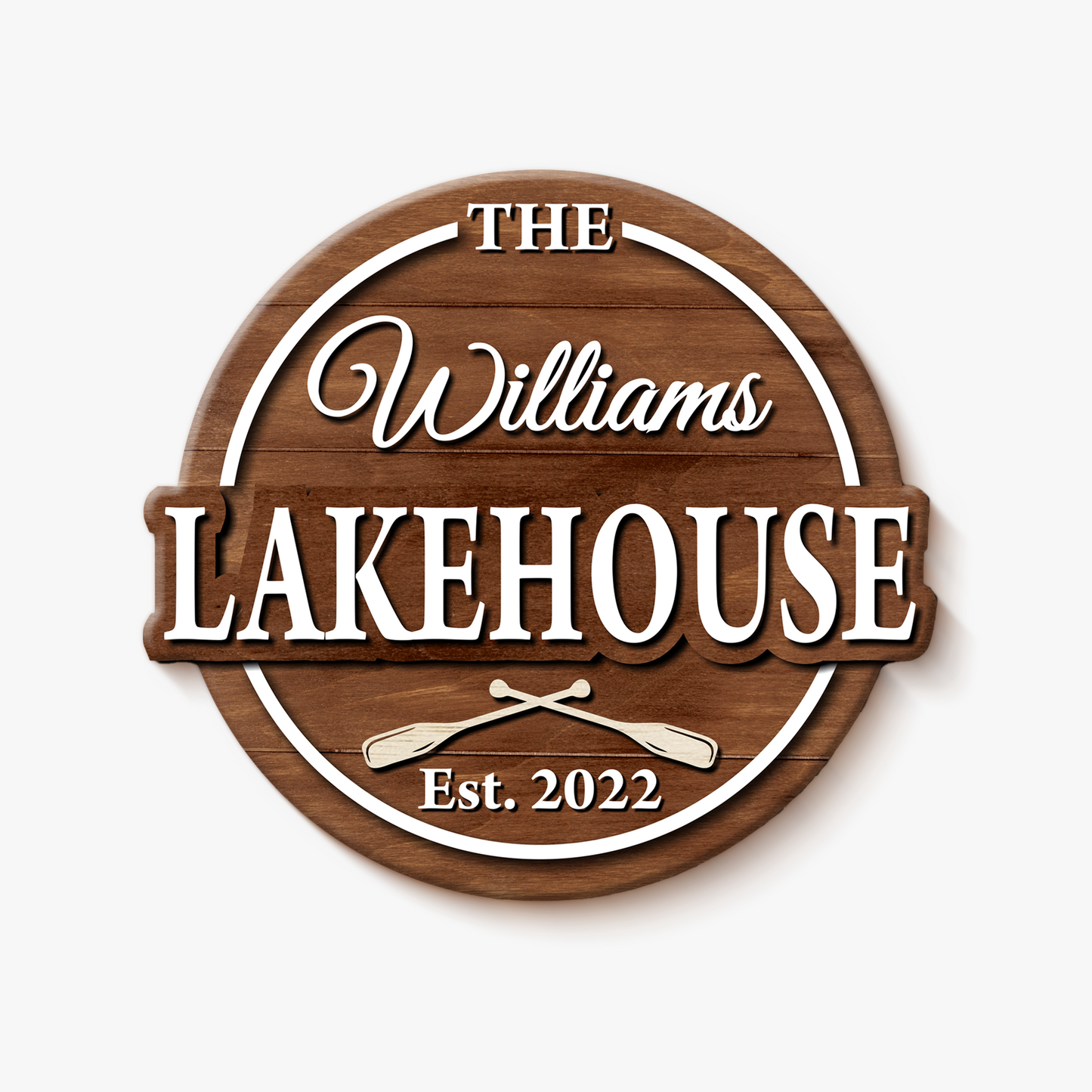 Lakehouse Wooden Sign