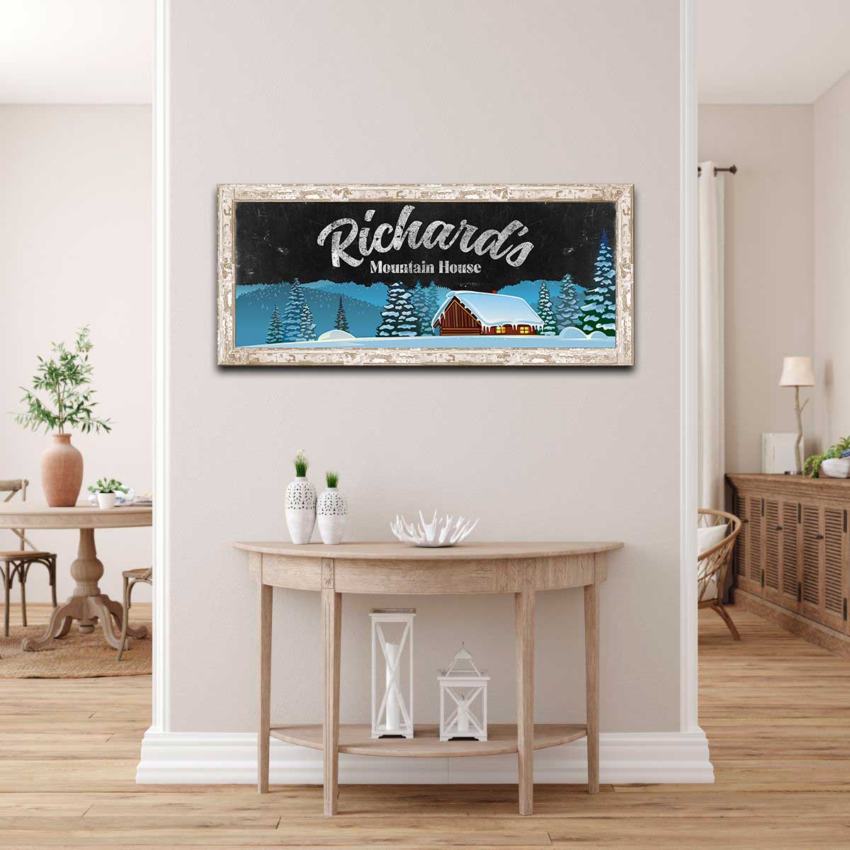 Mountain Cottage - Canvas Art