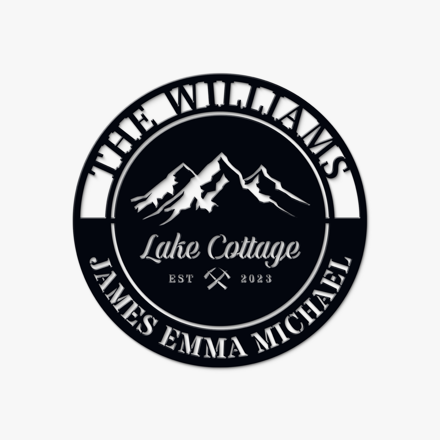 Outdoor Mountain House Sign