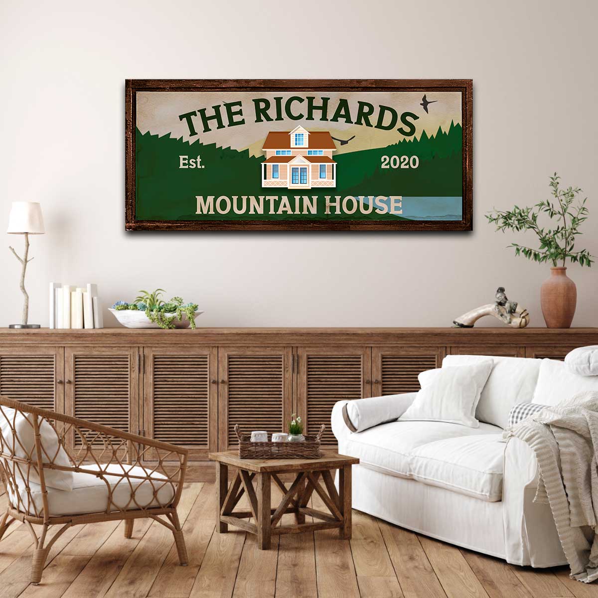 Mountain House - Canvas Art