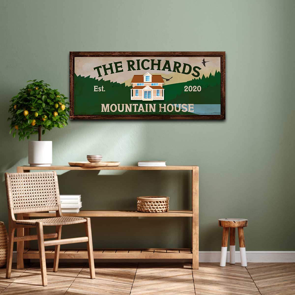 Mountain House - Canvas Art