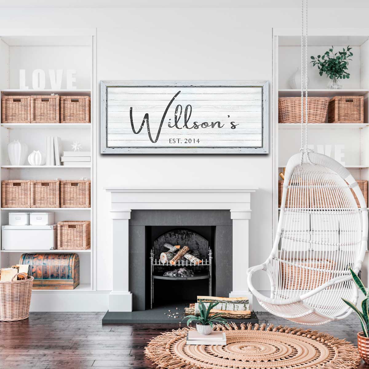 Family Sign - Canvas Art