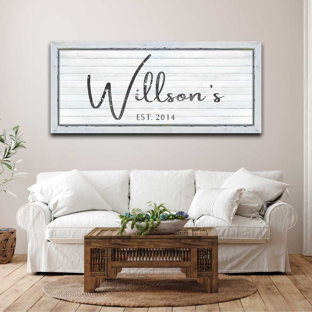 Family Sign - Canvas Art