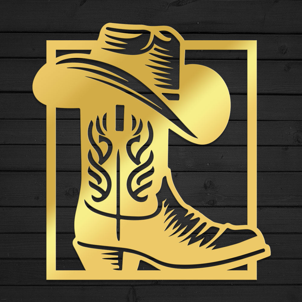 CowBoots Sign