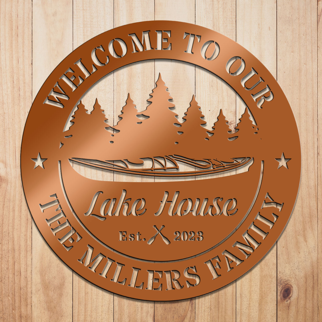 Kayak Metal Sign
