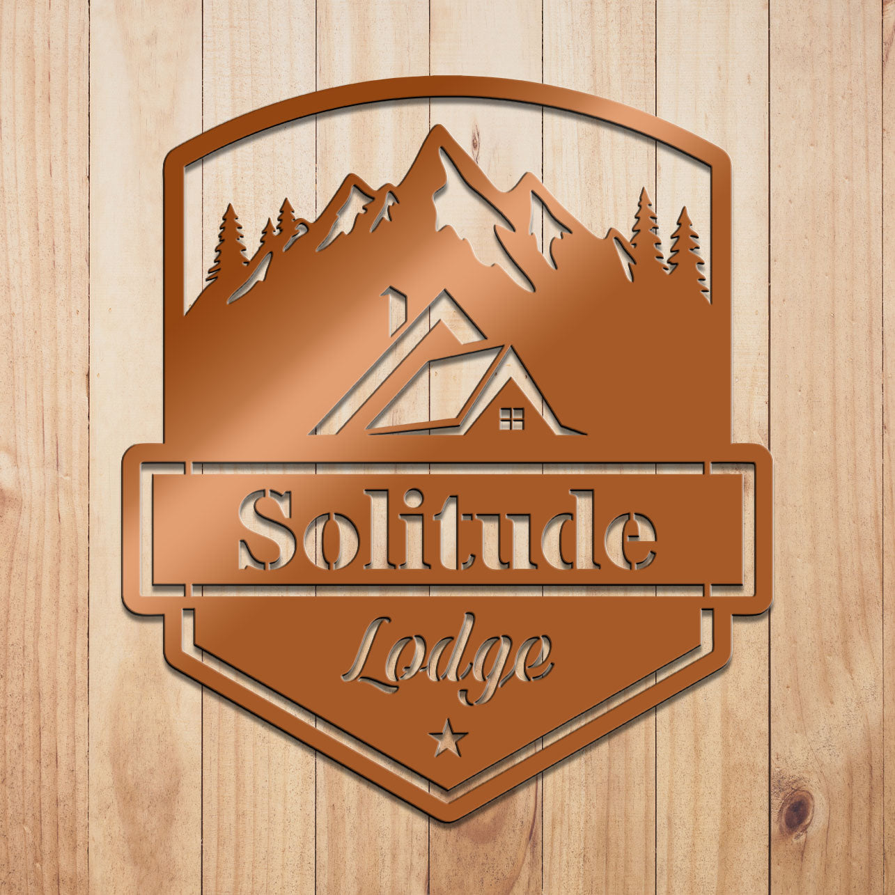 Mountain House Metal Sign