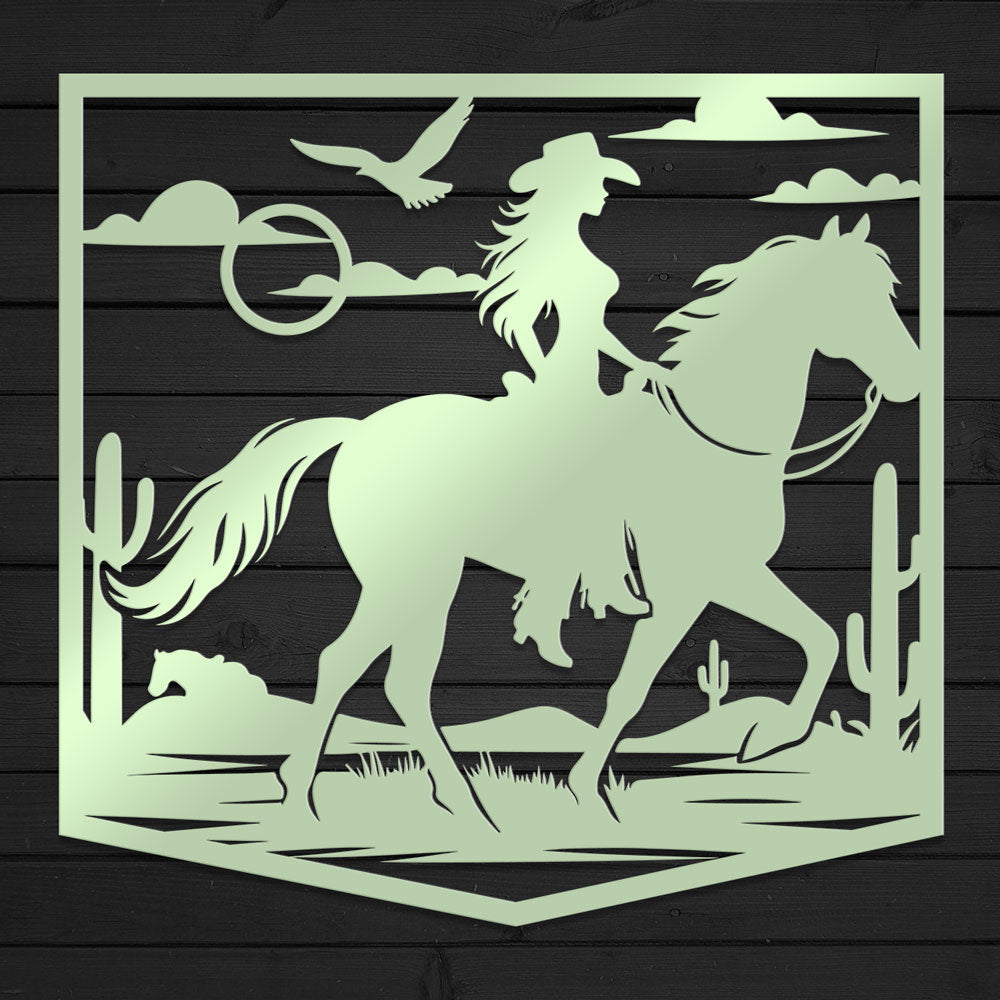 Cowgirl Sign