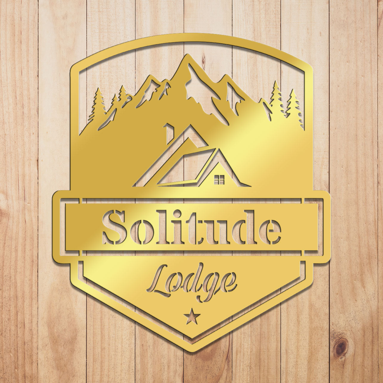 Mountain House Metal Sign