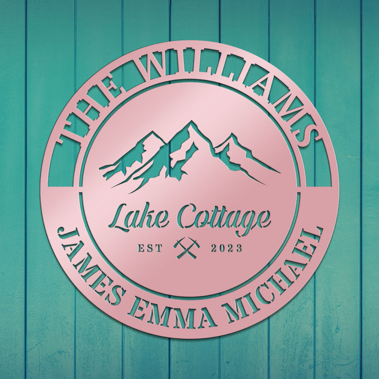 Outdoor Mountain House Sign