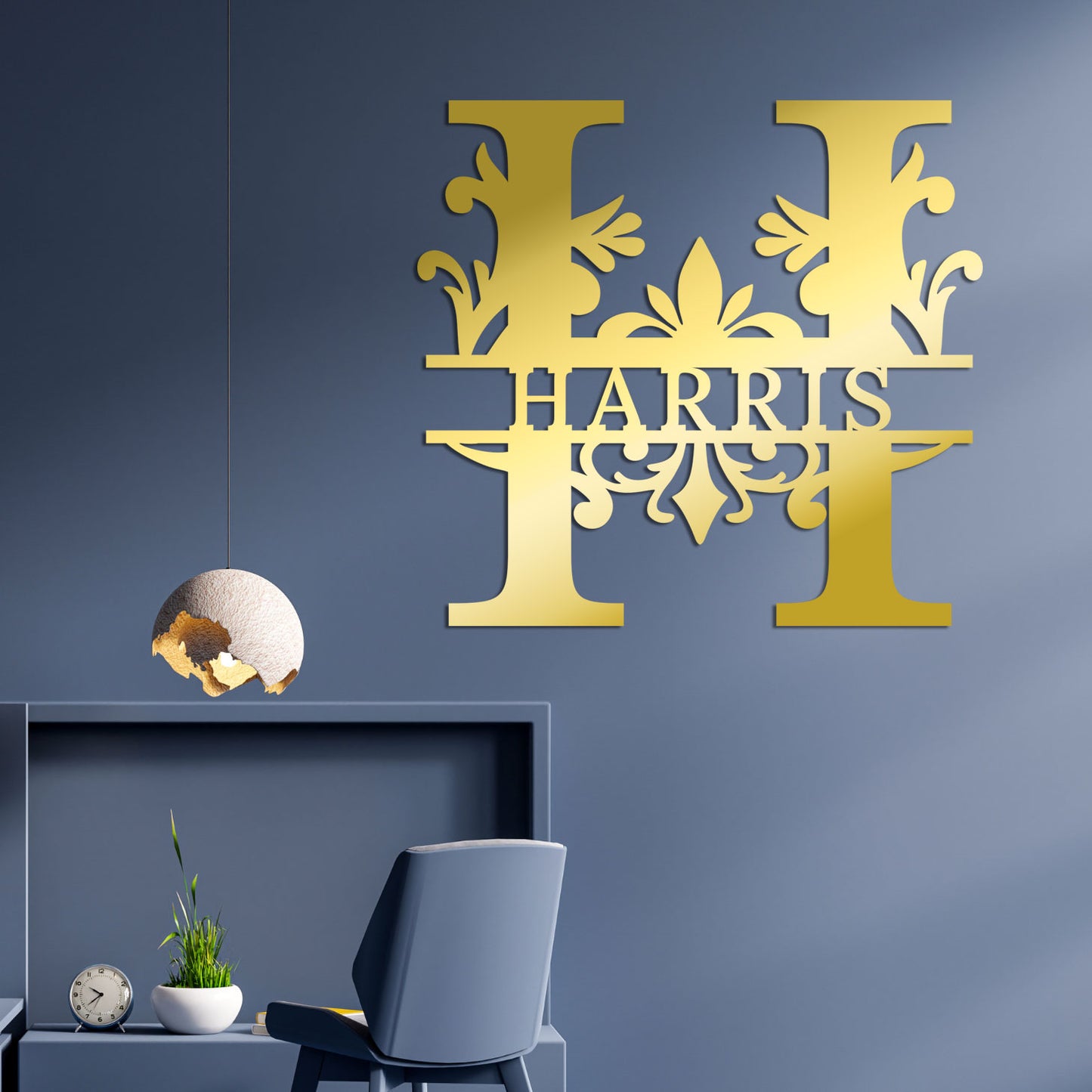 Alphabet Monogram Sign