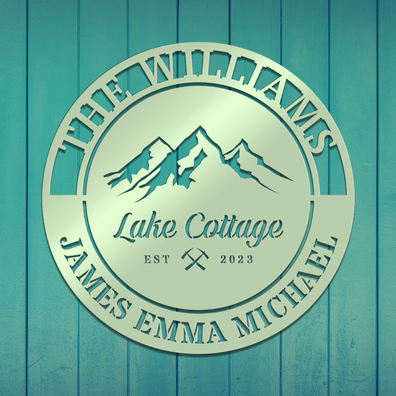 Outdoor Mountain House Sign
