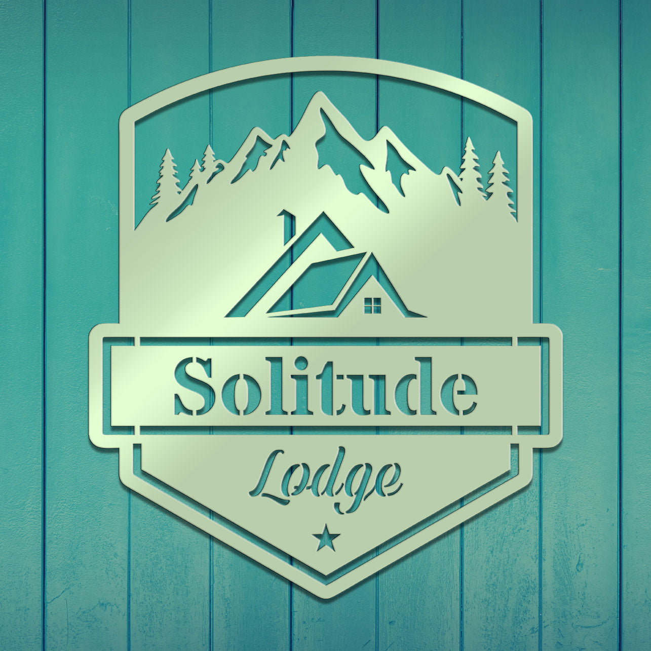 Mountain House Metal Sign