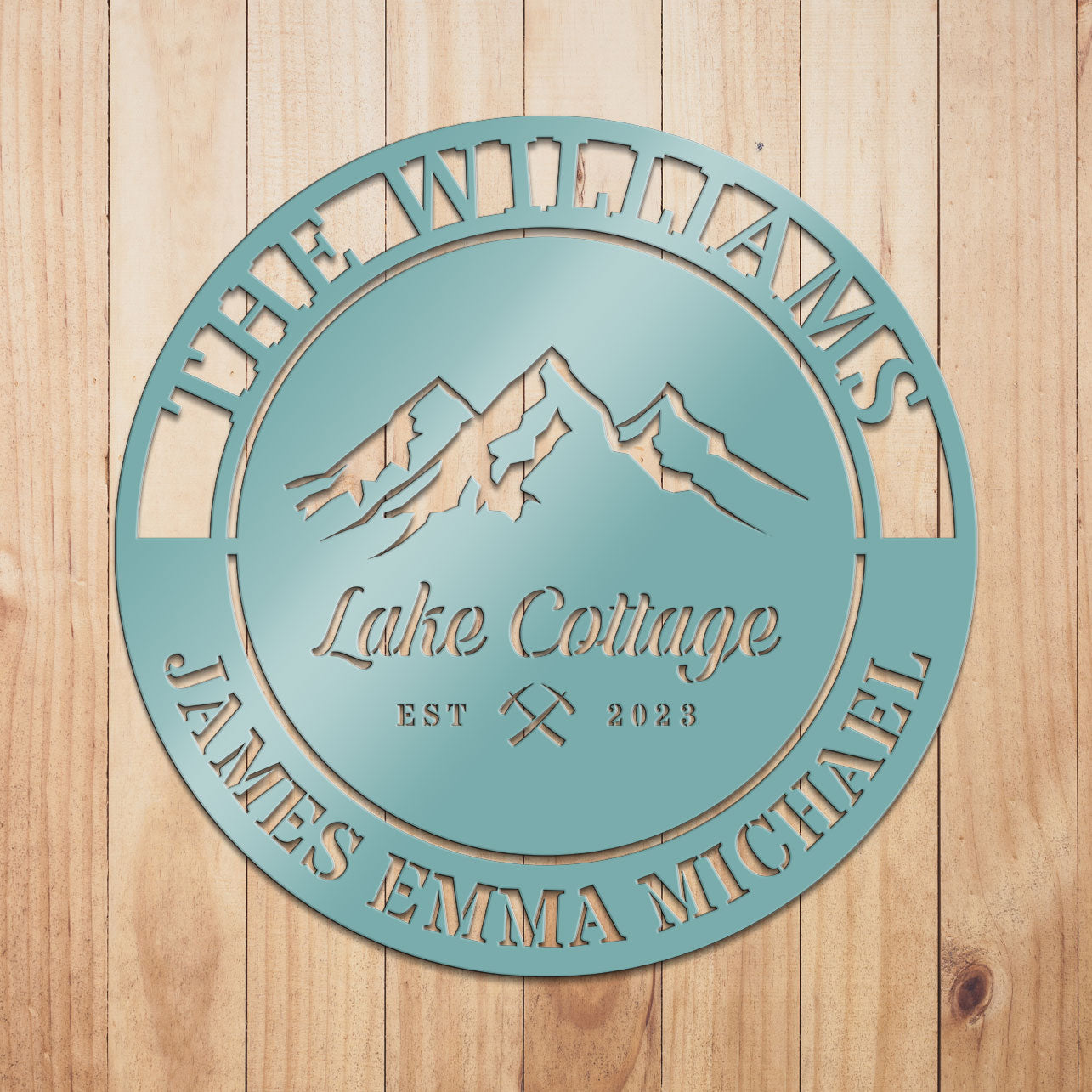 Outdoor Mountain House Sign