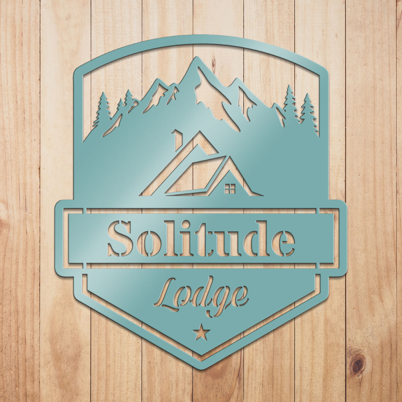 Mountain House Metal Sign