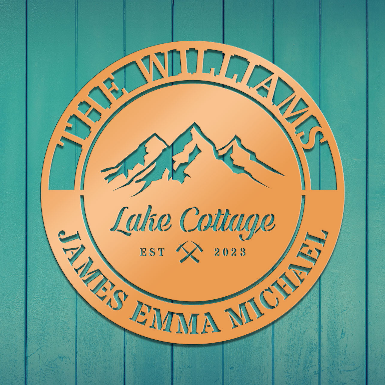 Outdoor Mountain House Sign