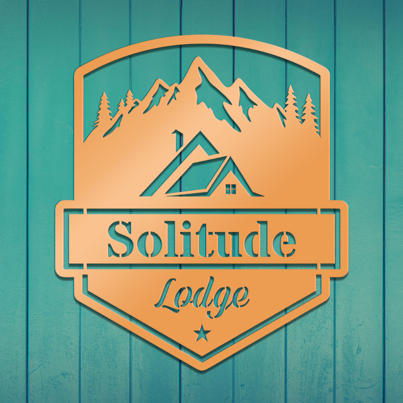 Mountain House Metal Sign