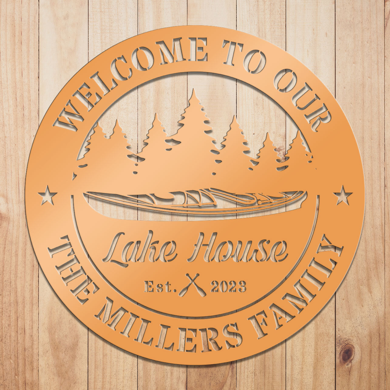 Kayak Metal Sign