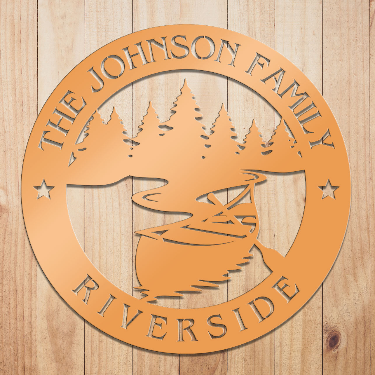 Riverside Metal Sign
