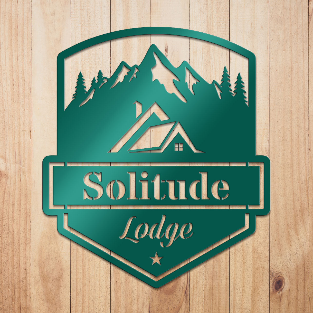 Mountain House Metal Sign