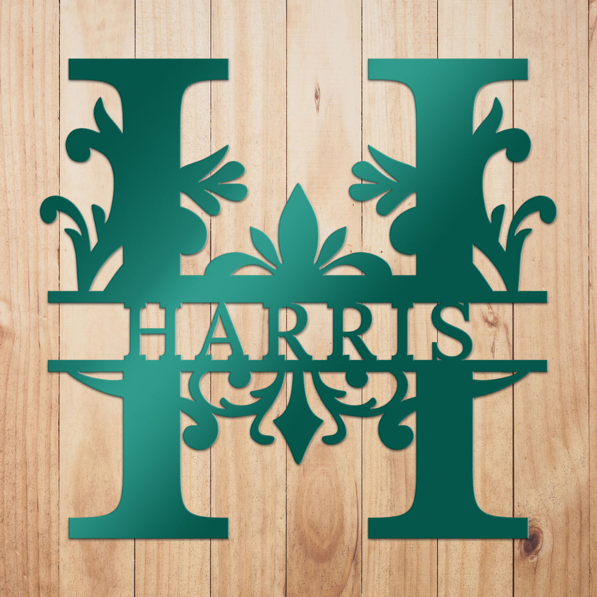 Monogram Metal Sign by Craftmysign Craft My Sign