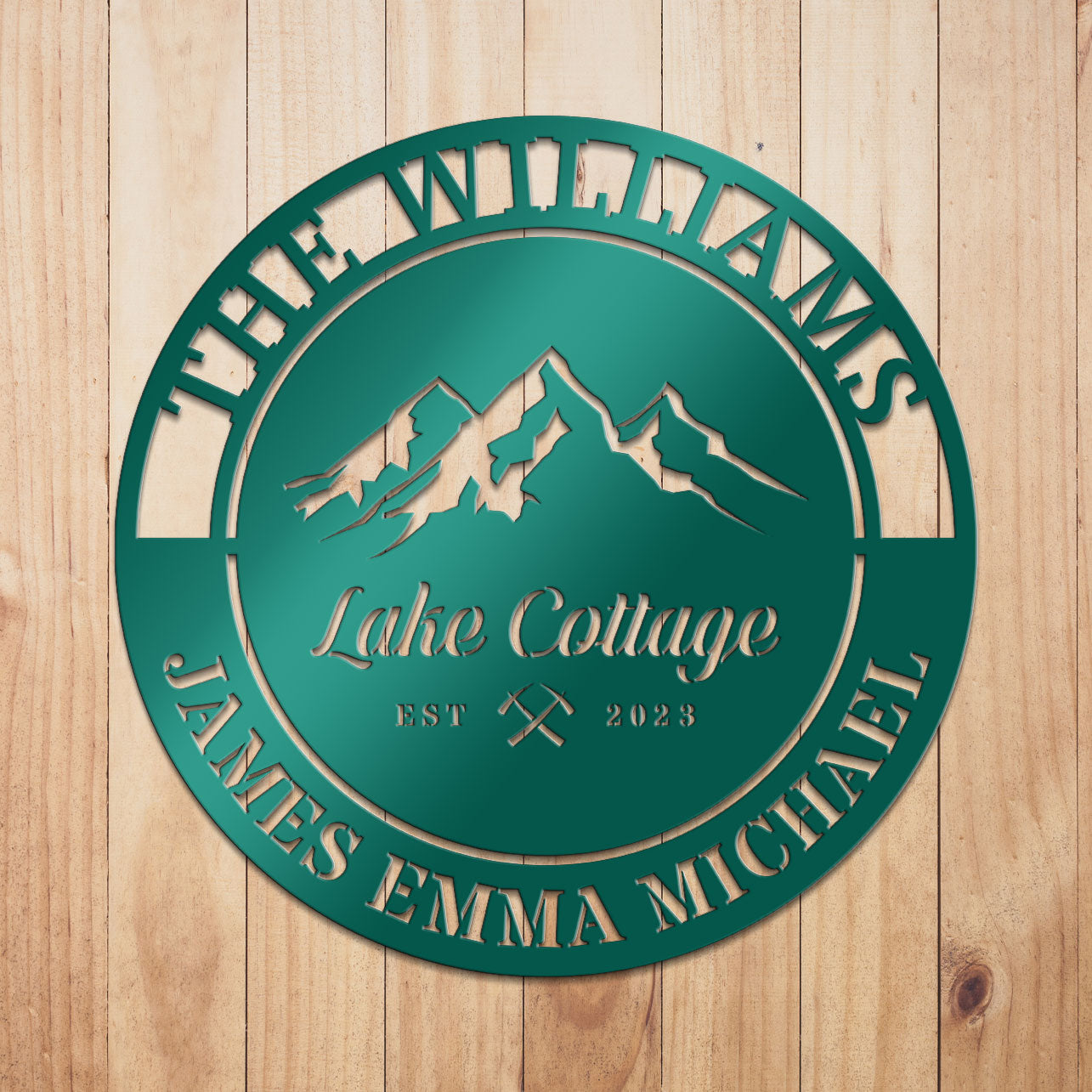 Outdoor Mountain House Sign