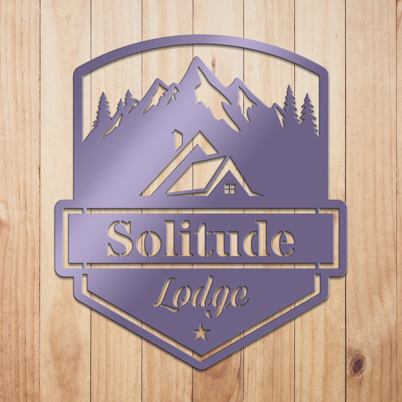 Mountain House Metal Sign