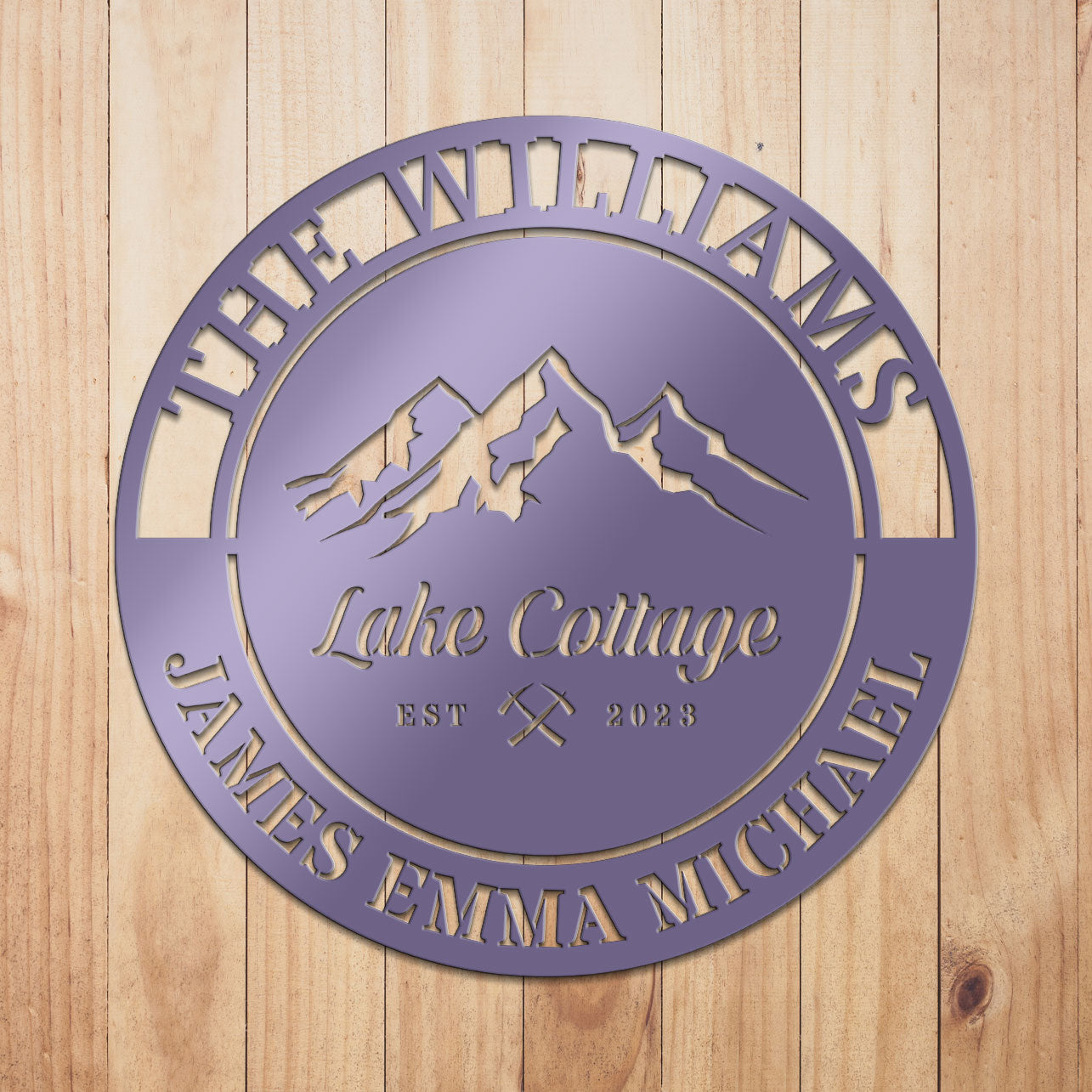 Outdoor Mountain House Sign
