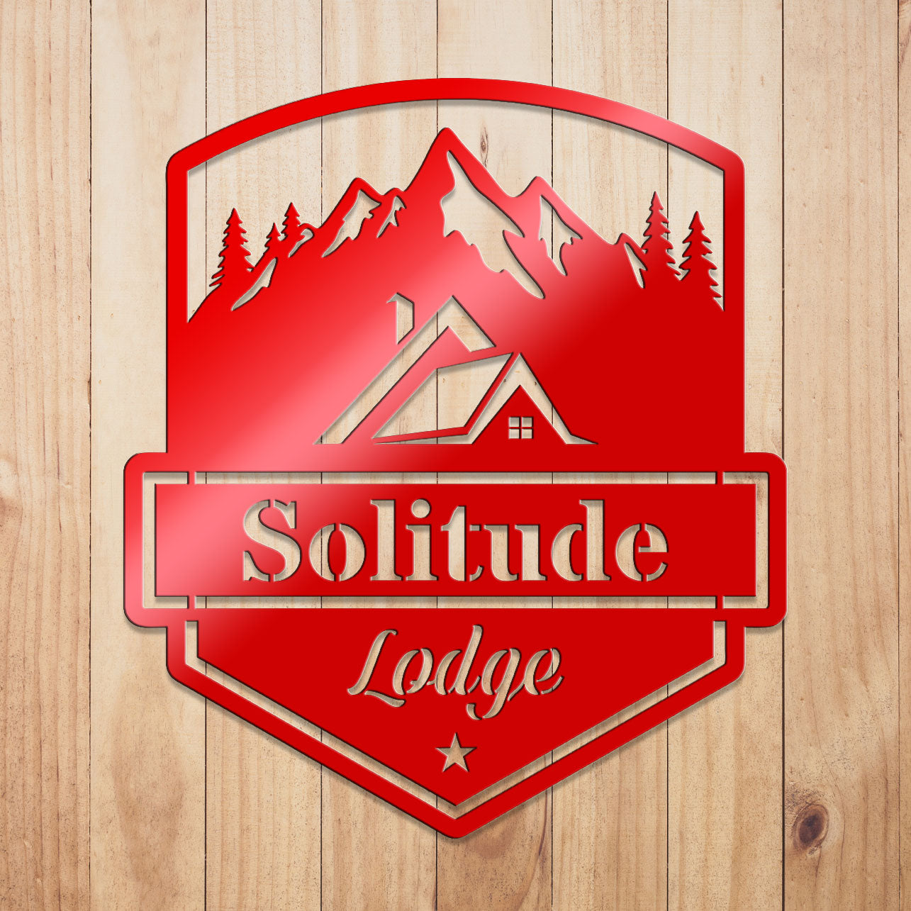 Mountain House Metal Sign