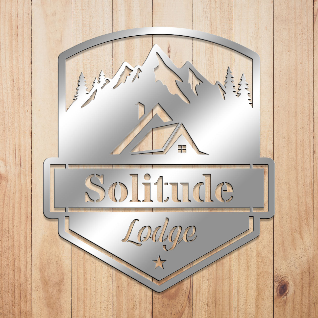 Mountain House Metal Sign