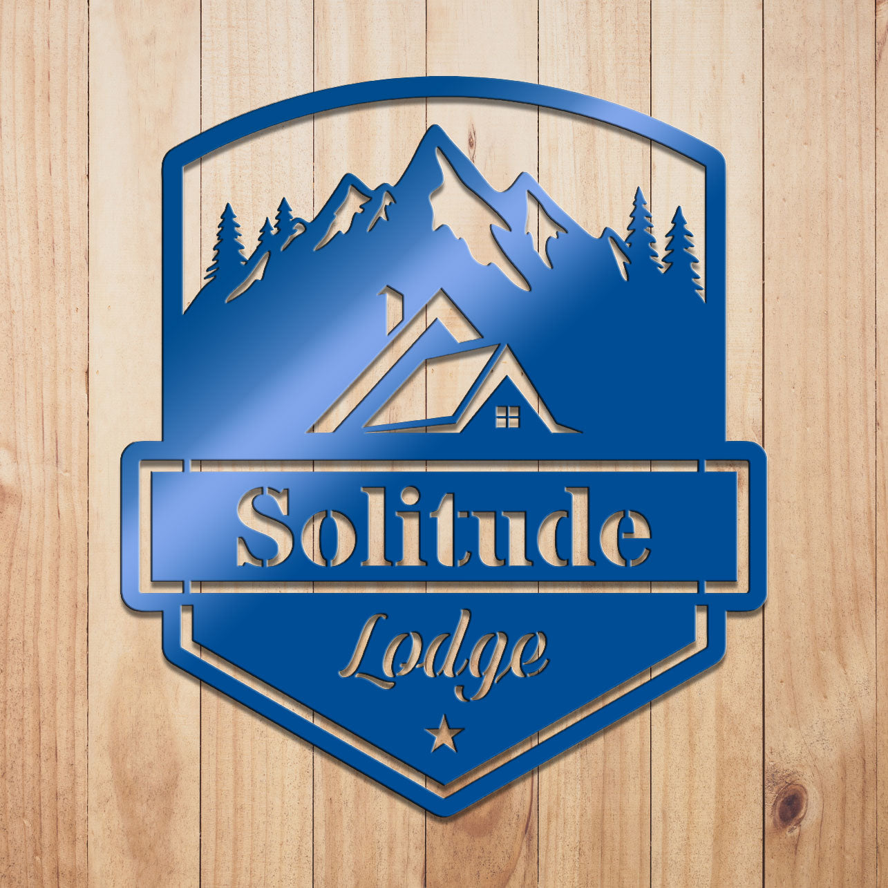 Mountain House Metal Sign