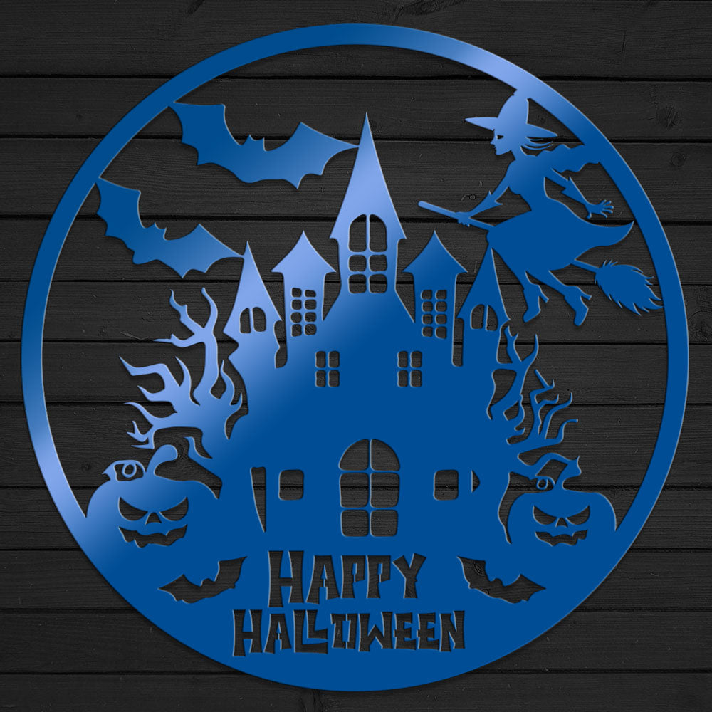 Happy Halloween Metal Sign