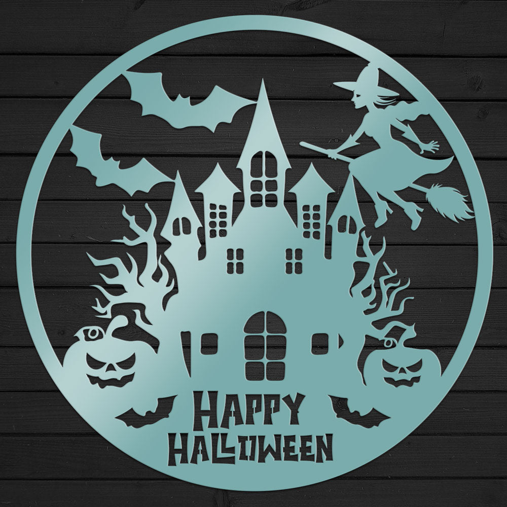 Happy Halloween Metal Sign